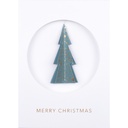 Carte message d' hiver ' JOYEUX NOEL '