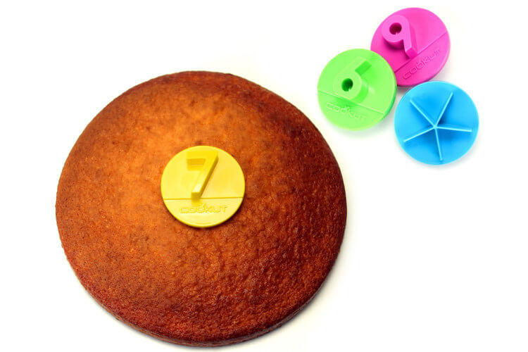 Partageur de gâteau, pizza etc... boite de 4 pour 5,6,7,9 parts