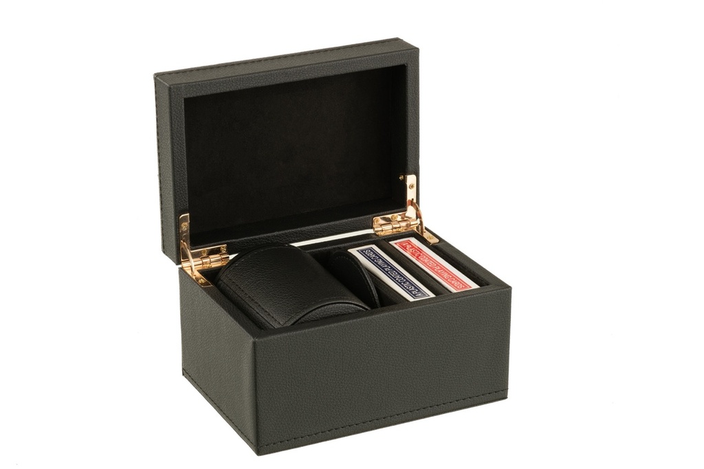 Boite de jeu (cartes + dés)