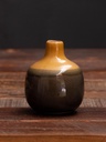 Vase céramique PM 2 Gris et Jaune