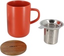 Tisanière grès paprika