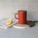 Tisanière grès paprika