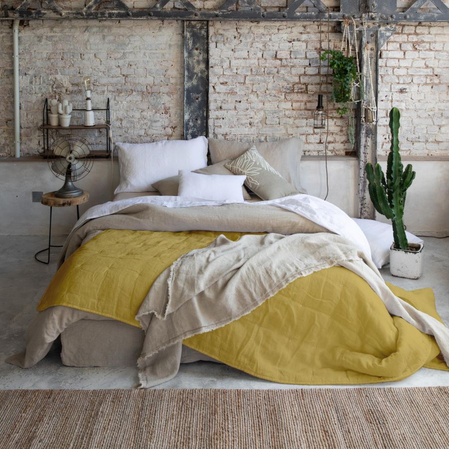 Chemin de lit stonewashed Zeff 90 x 240