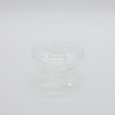 Coupelle en verre 3 pieds