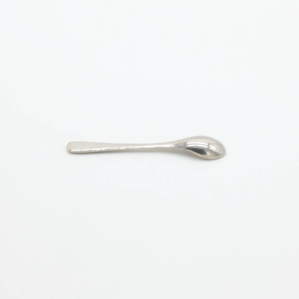Cuillère à sel métal argent antique
