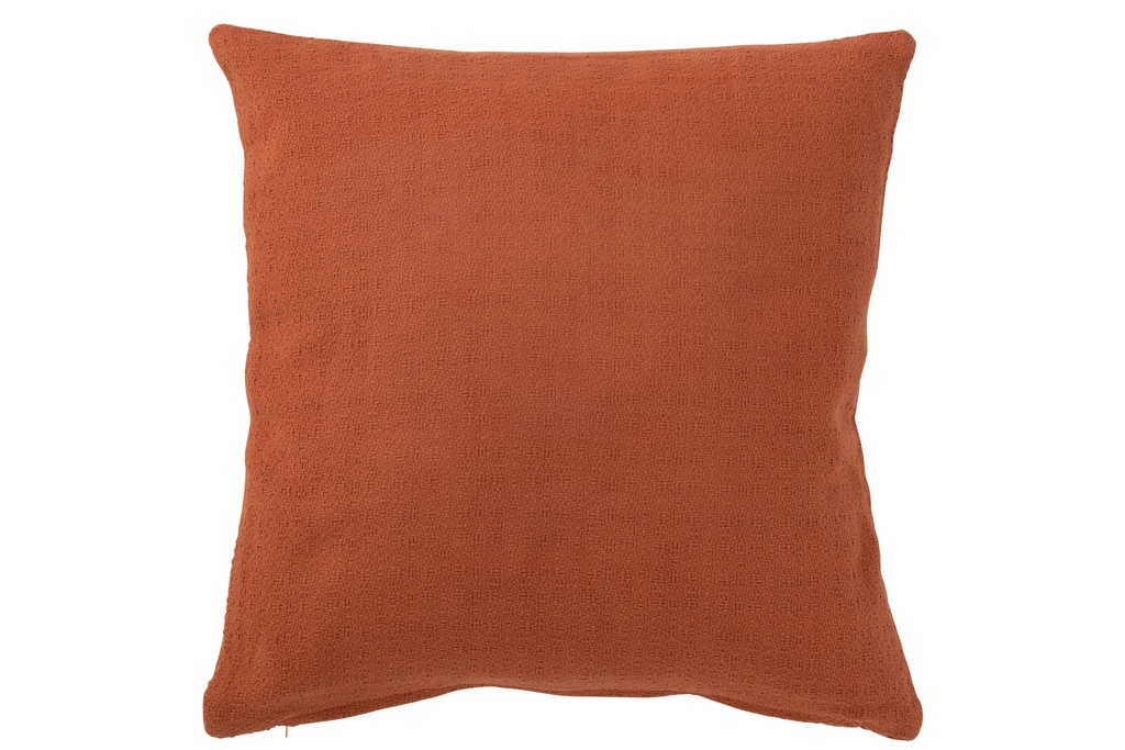 Coussin terracotta 45 X 45 cm