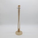 Vase soliflor support bois