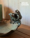 Bain d’ oiseau grenouille
