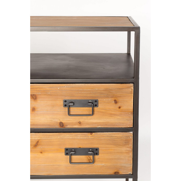 Console SAMUEL bois et métal