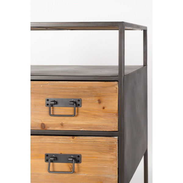 Console SAMUEL bois et métal