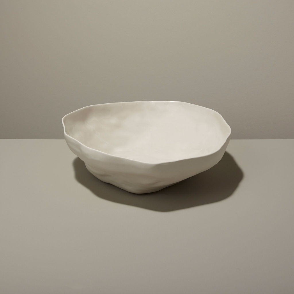 Coupelle grès blanc