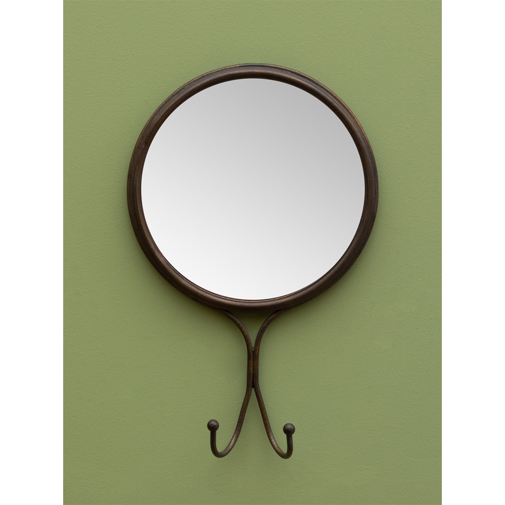 Miroir 26cm et double crochet