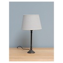 Lampe patine grise