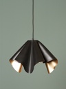 SUSPENSION noire et or Folia