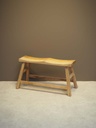 Banc 2 pers bois naturel