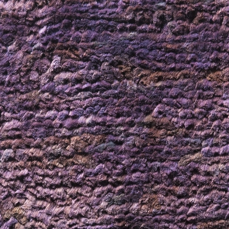 Tapis Descente de lit Chanvre Violet