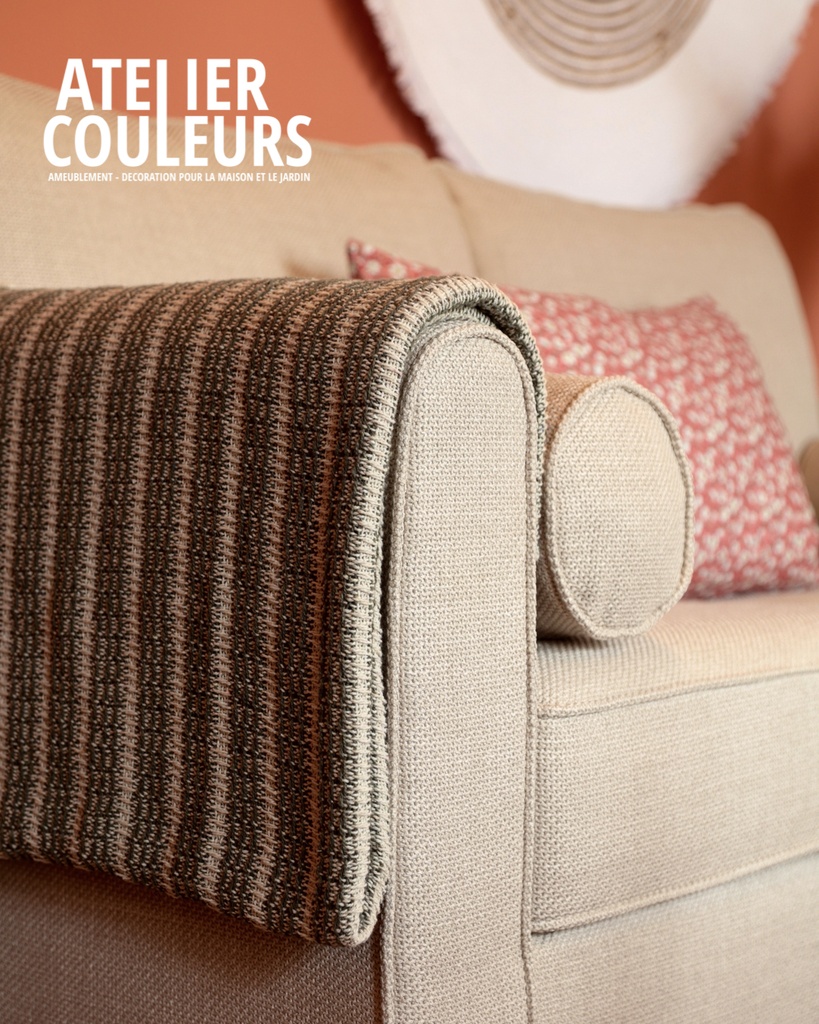 Canapé PICCOLO 2 places tissu Bjorn beige