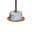 Table ronde metal mono pied