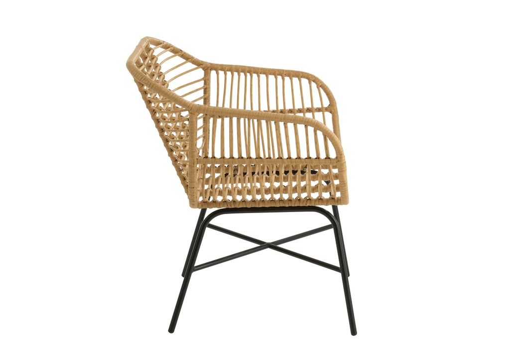 Fauteuil en polyéthylène Rachelle