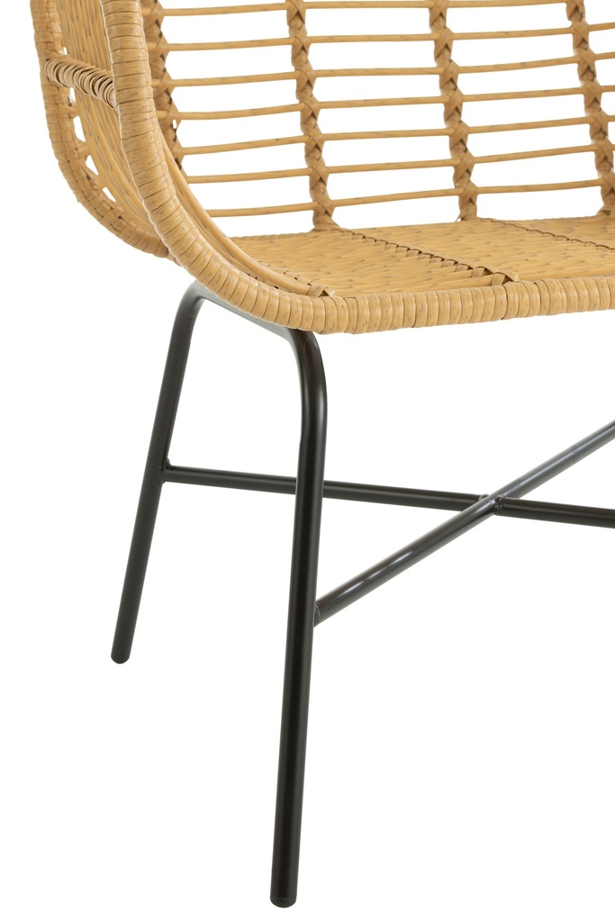 Fauteuil en polyéthylène Rachelle