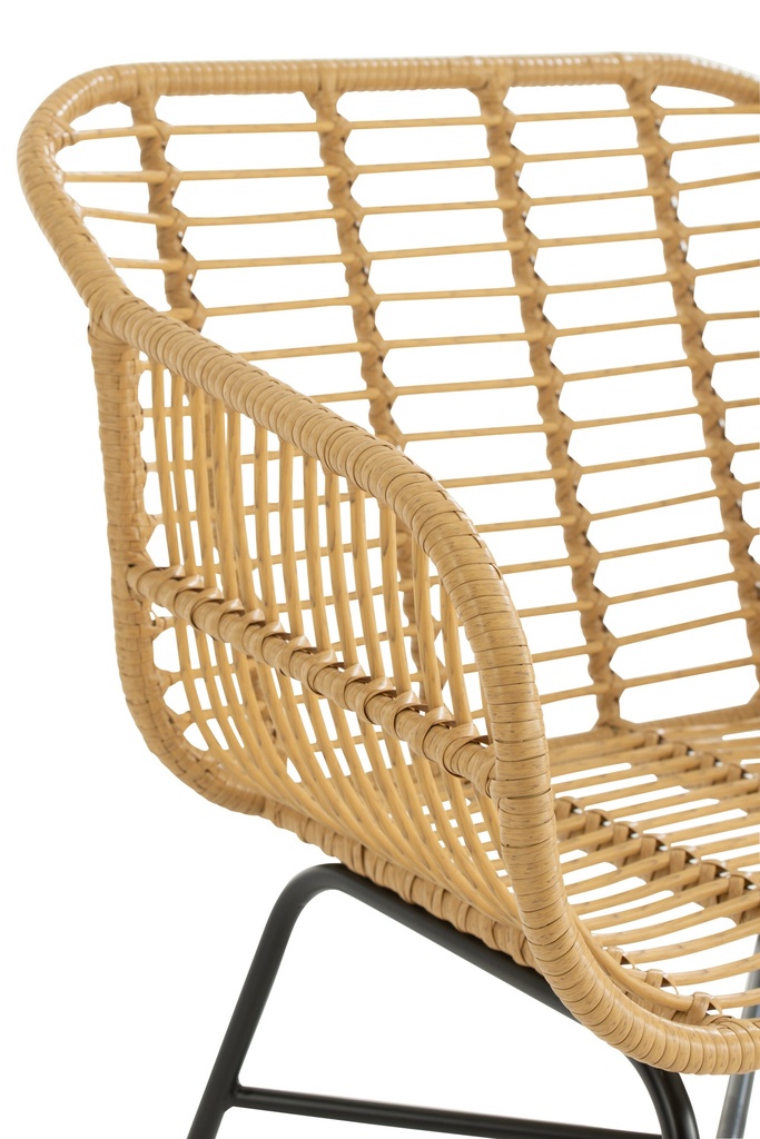 Fauteuil en polyéthylène Rachelle