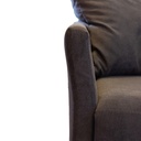 Fauteuil LOVE SEAT Jules tissu Trinity Graphite