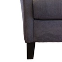 Fauteuil LOVE SEAT Jules tissu Trinity Graphite