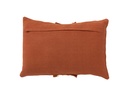 Coussin lignes terra cota 45x30cm