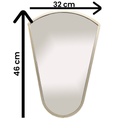 Miroir Aela bord métal 3 formes