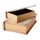 Boite livre BROOKE motif fougère 20x14xh5 cm
