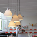 Suspension Cornette PM Porcelaine mat