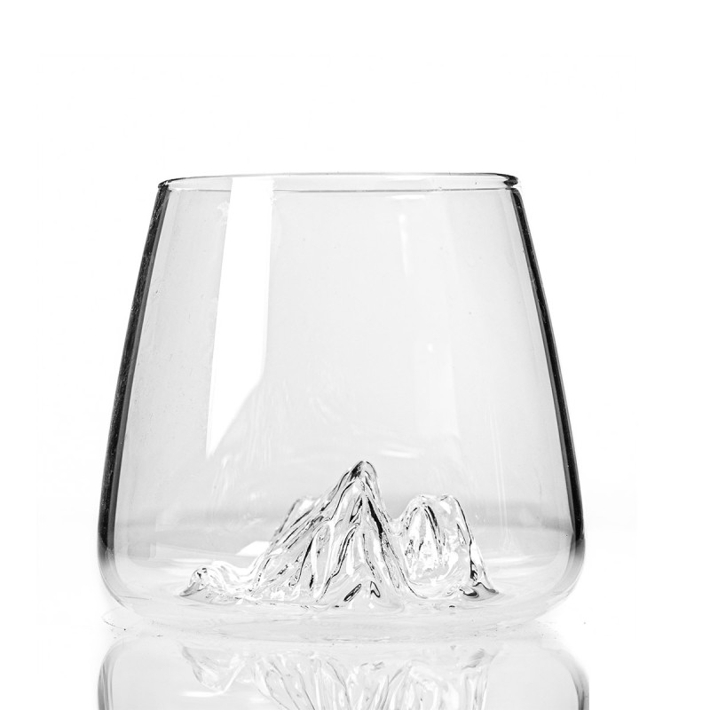 Set de 2 verres Topographic : Tre Cime di Lavaredo & Monte Rosa