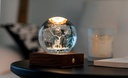 Lumière boule en cristal cerf