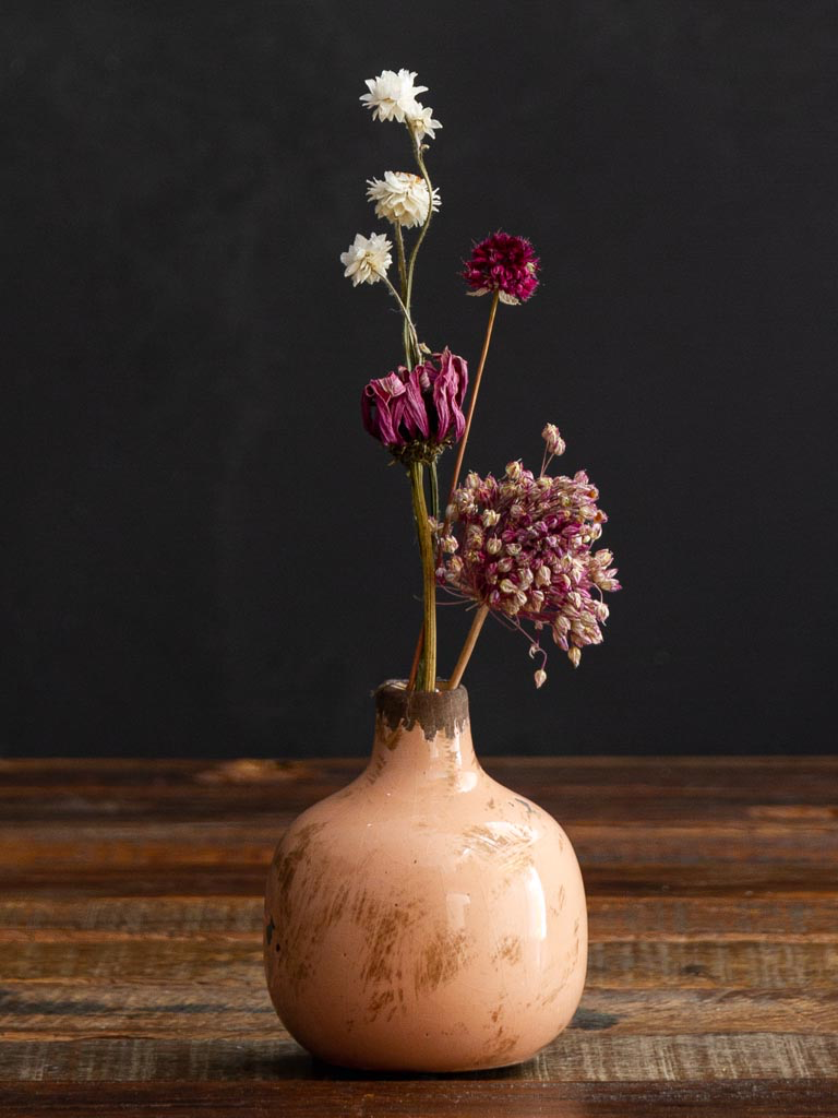 Vase céramique PM vieux rose
