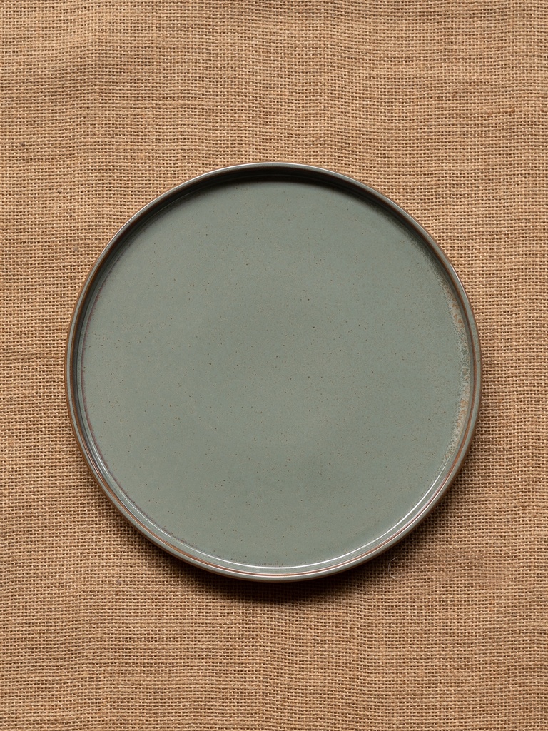 Assiette Crépuscule verte GM