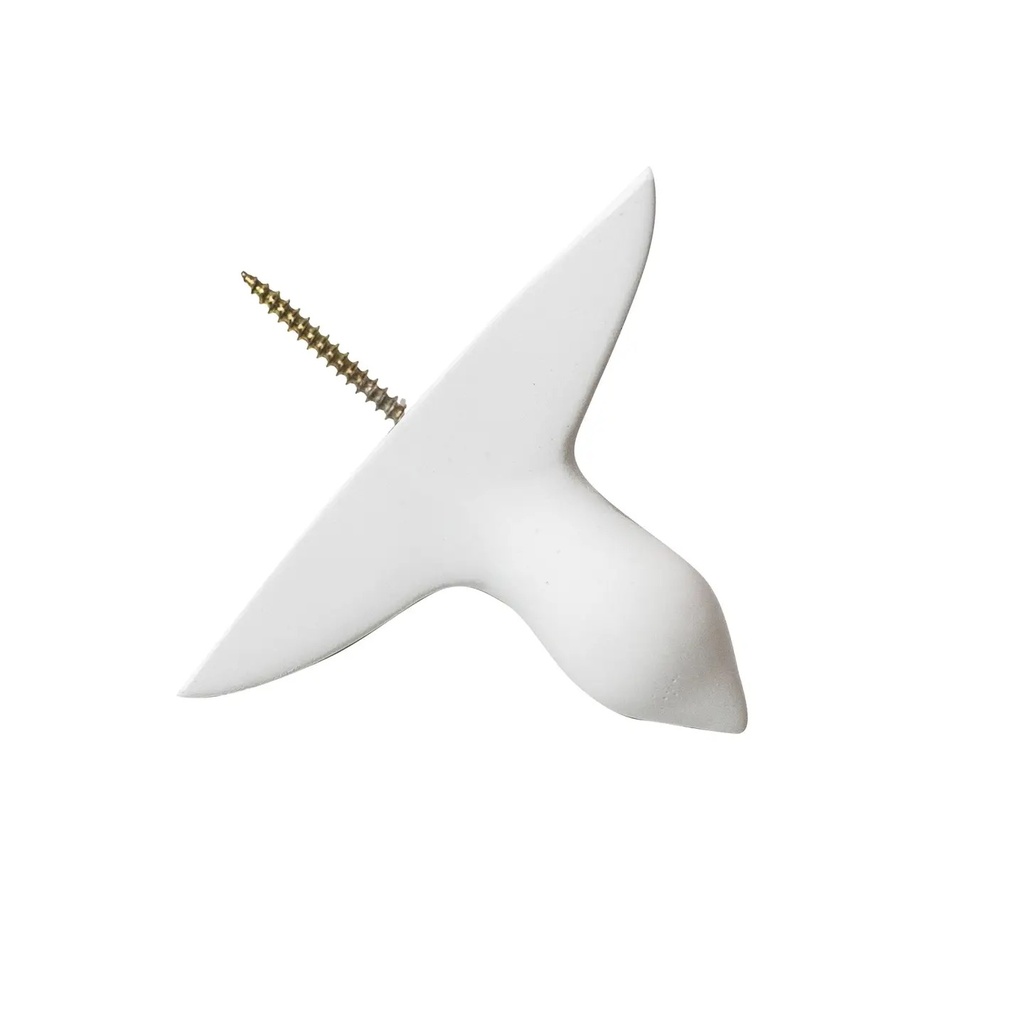 Patère oiseau en céramique