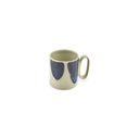 Mug vert/blue peint