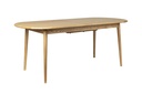Table ovale avec allonges en chêne