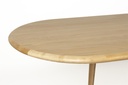 Table ovale avec allonges en chêne