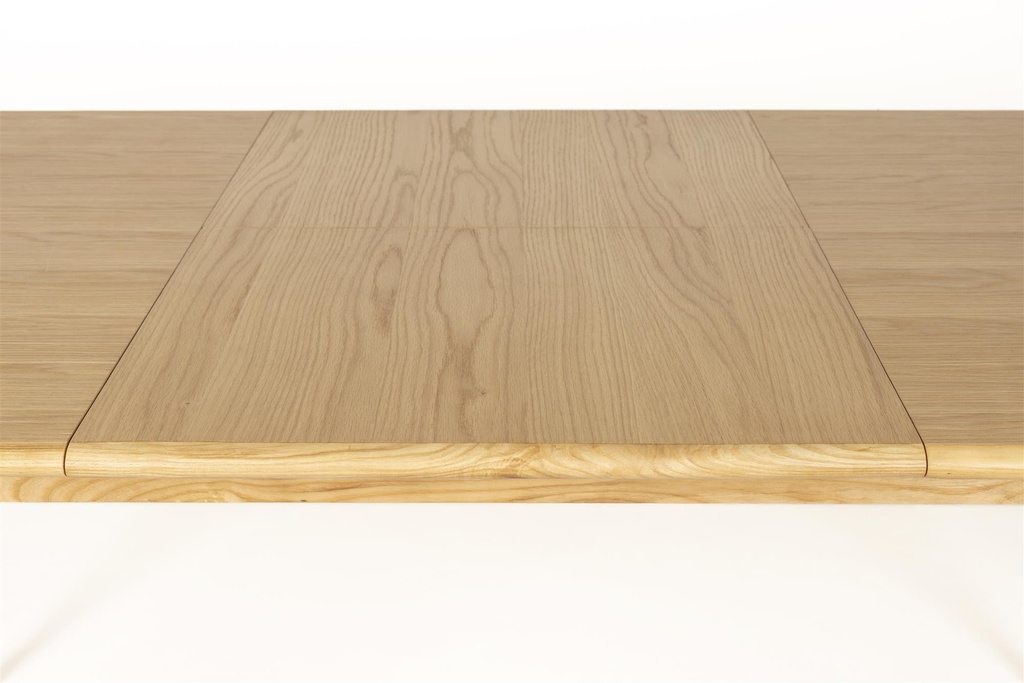 Table ovale avec allonges en chêne