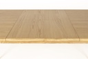 Table ovale avec allonges en chêne