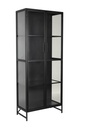 Vitrine noir et verre