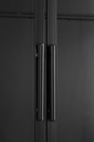 Vitrine noir et verre