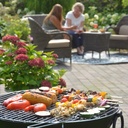 Grille ronde brasero