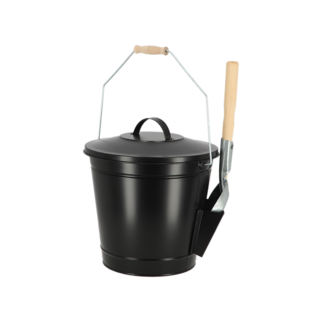 Seau à cendres avec pelle