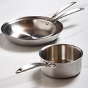 Poêle Inox à cuire 25,5xH4,5cm