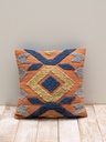 Coussin kilim bleu et orange