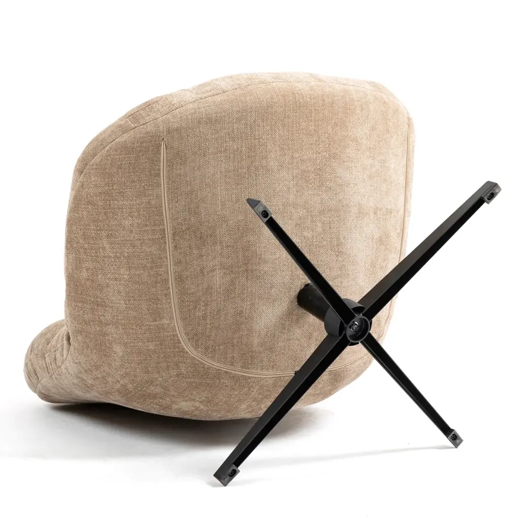 Fauteuil pivotant sable bubble.webp