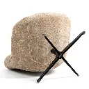 Fauteuil pivotant sable bubble.webp