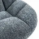 Fauteuil pivotant Gris bleu bubble (10).webp